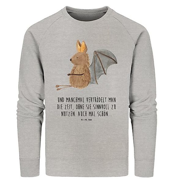 Mr. & Mrs. Panda Longpullover Fledermaus Sitzen Größe M - Heather Grey - Ge günstig online kaufen