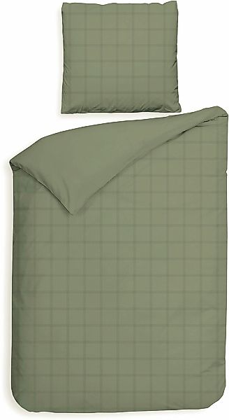 Heckett & Lane Wendebettwäsche "Diamante" 2 Stk. kariert, hochwertiges Mako günstig online kaufen