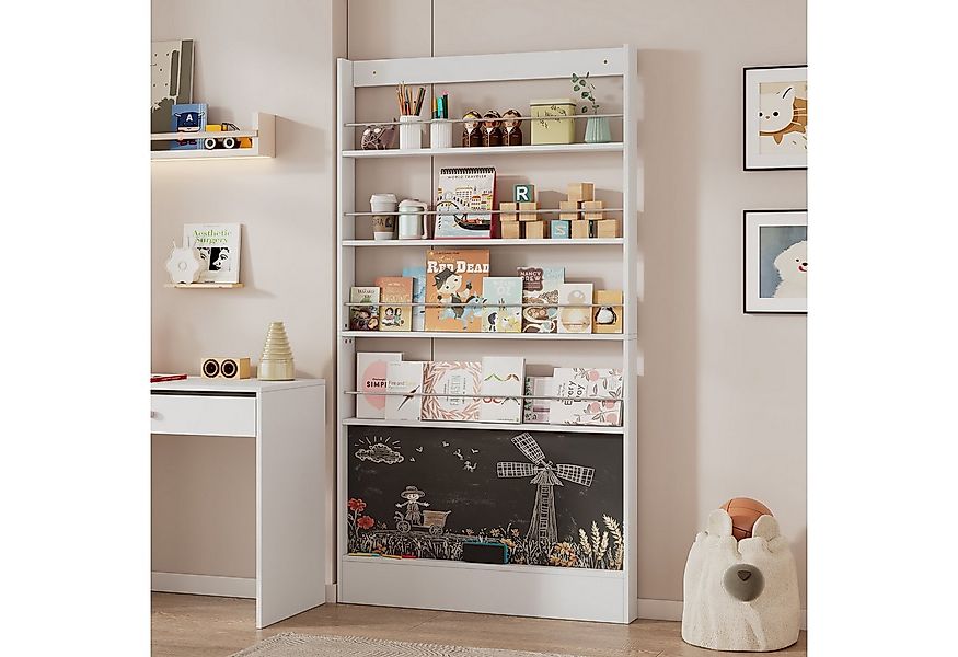 BlingBin Bücherregal Bilderbuchregal, Ausstellregal, Bücherschrank, Hochsch günstig online kaufen