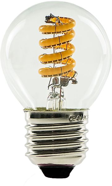 SEGULA LED-Leuchtmittel »LED Golfball Curved klar«, E27, Warmweiß, dimmbar, günstig online kaufen