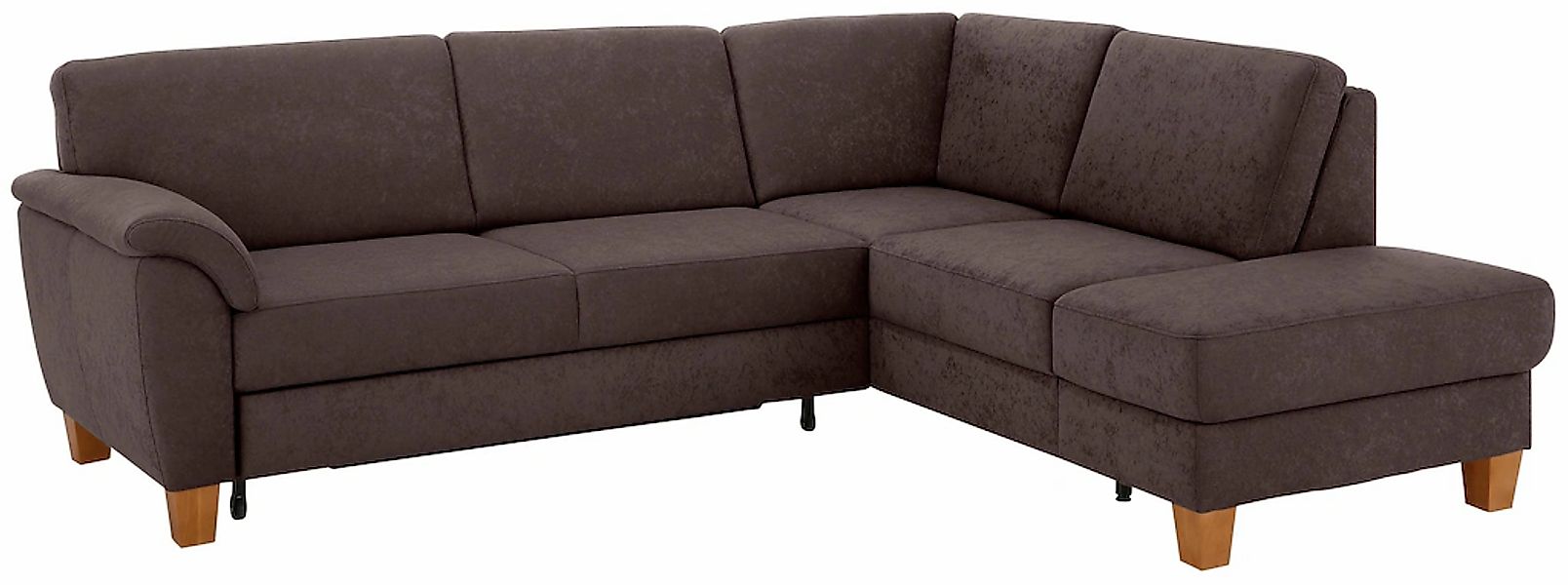 Home affaire Ecksofa »Alta L-Form« mit Federkern und Kontrastnaht, Füße Buc günstig online kaufen