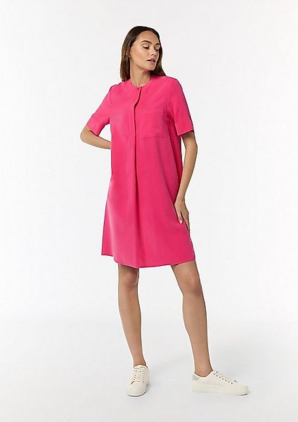 comma Minikleid Kleid Ausgestelltes T-Shirt-Kleid mit Stickerei günstig online kaufen