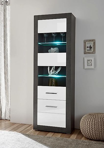 Home affaire Vitrine "Etero" Höhe 198 cm günstig online kaufen