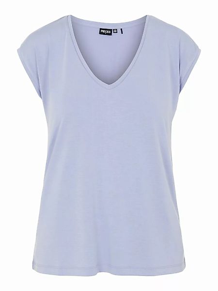 Pieces Kamala Kurzärmeliges T-shirt M Pale Iris günstig online kaufen