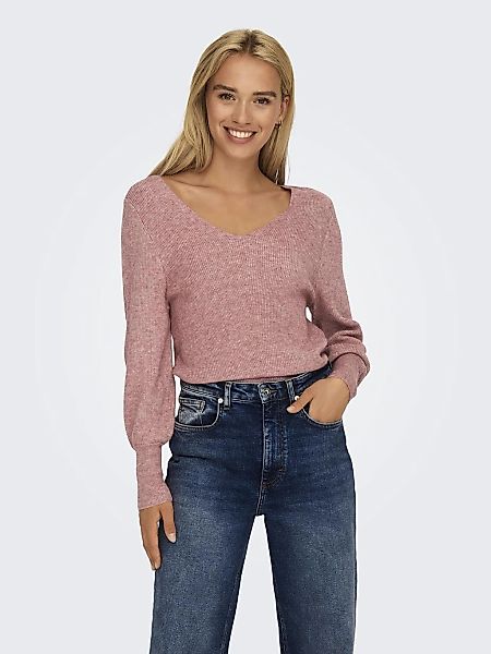 ONLY V-Ausschnitt-Pullover ONLATIA L/S V-NECK CUFF günstig online kaufen