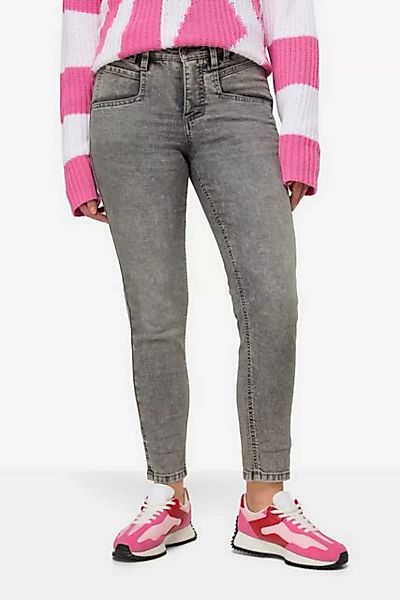 Laurasøn Regular-fit-Jeans 7/8-Slim-Jeans 5-Pocket Saum-Umschlag günstig online kaufen