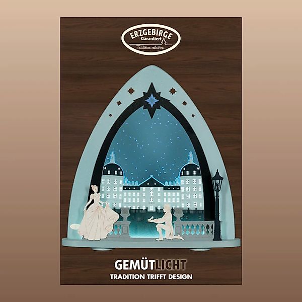 Weigla LED Lichterbogen »Moritzburg, moderne Lichterspitze aus Holz & Acryl günstig online kaufen