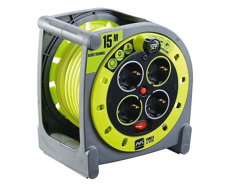 masterplug Masterplug ProXT Kabelbox 4-fach 15m Kabeltrommel (Ein- / Aussch günstig online kaufen