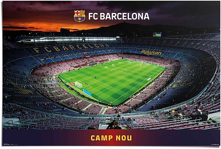 Reinders! Poster Barcelona - Camp Nou günstig online kaufen