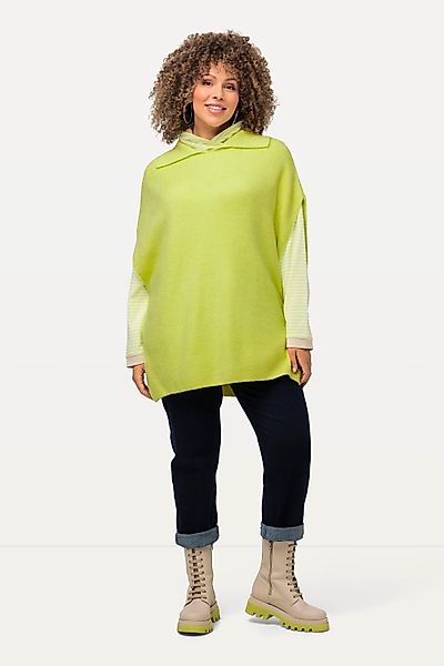 Ulla Popken Pullunder Pullunder Rippstrick oversized günstig online kaufen