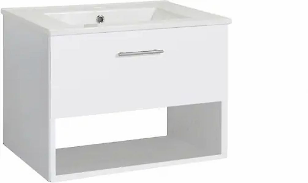 welltime Waschtisch "Trento Light mit Keramik-Auflagebecken", 1 Auzug und 1 günstig online kaufen