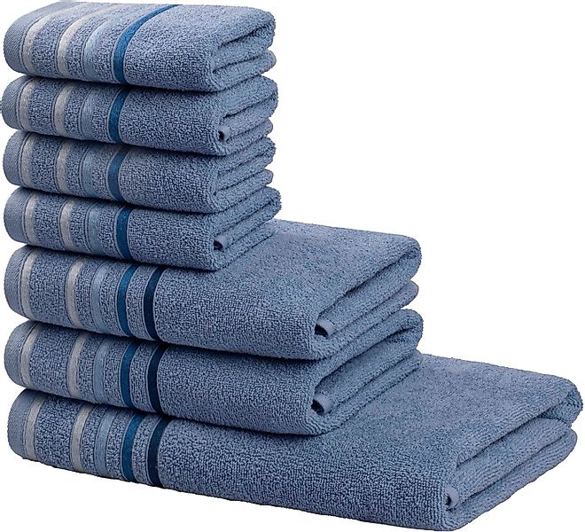 my home Handtuch Set Niki, Duschtuch, Handtücher und Gästetücher, Walkfrott günstig online kaufen