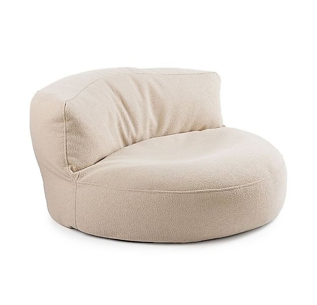Lumaland Loungeset Sitzsack Lounge Teddy 320L, Indoor-Bezug - weich waschba günstig online kaufen