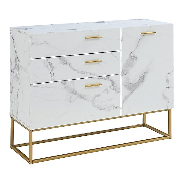 en.casa Sideboard, »Lavangen« mit 3 Schubladen günstig online kaufen
