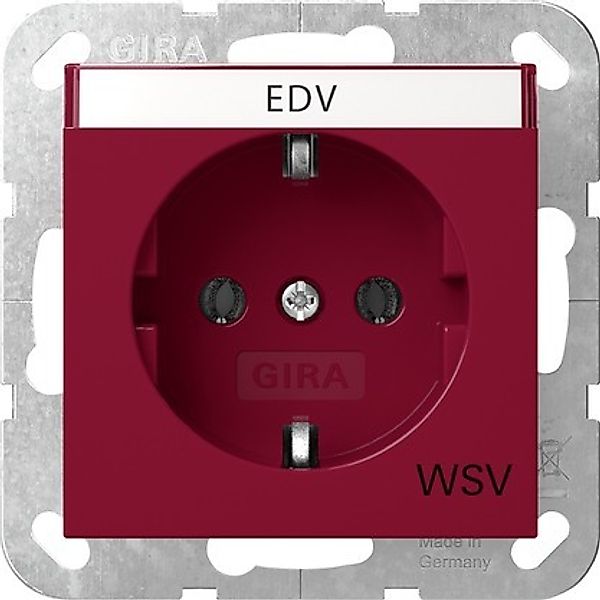 Gira Steckdose BSF Rot 4457108 - 4457108 günstig online kaufen