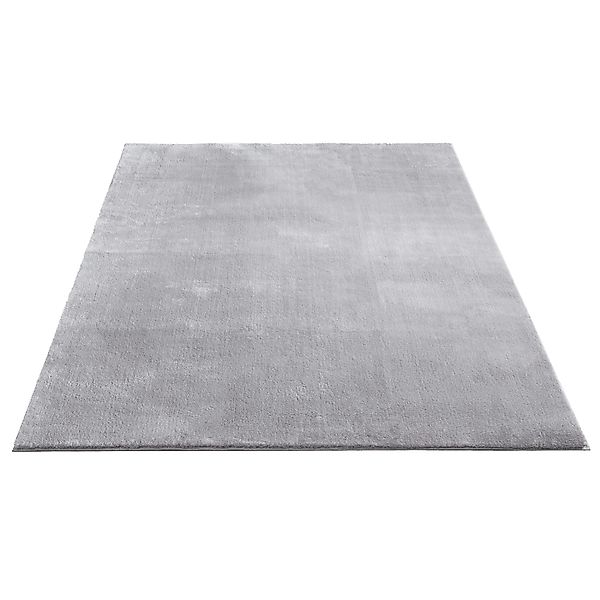 Floornovo Hochflor Teppich Nr. 56 Grau Einfarbig 110 x 60 cm günstig online kaufen