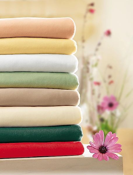 Irisette Spannbettlaken MERKUR, Feinbiber, Gummizug: rundum, (1 Stück), wär günstig online kaufen