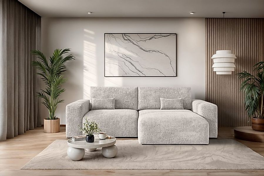 OTTO home Ecksofa »MATTS Schlafsofa mit Bettkasten, Maße B/T/H: 265/159/89 günstig online kaufen