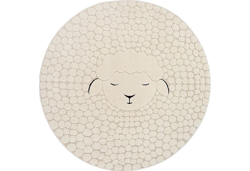 merinos Teppich Eclipse kids, rund, Höhe: 14 mm, Teppich für Kinderzimmer, günstig online kaufen