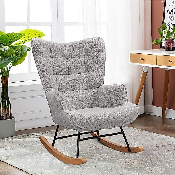 SEEZSSA Schaukelstuhl Schaukelstuhl Stillsessel Relaxsessel Schaukelsessel, günstig online kaufen