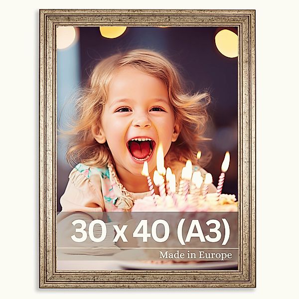 Victor (Zenith) Bilderrahmen Goya, Bilderrahmen 30x40 cm Vintage, Bilderrah günstig online kaufen