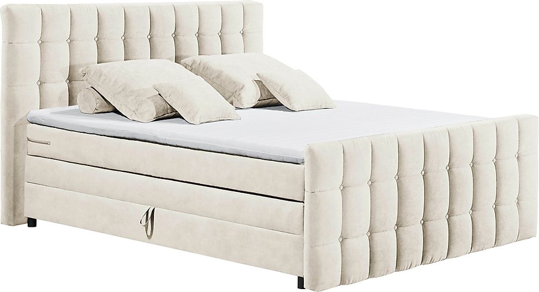 ED EXCITING DESIGN Boxspringbett "Mendoza", inkl. Bettkasten, erhältlich in günstig online kaufen