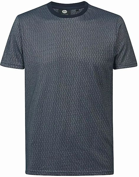 Petrol T Shirt Zickzack Navy - Größe M günstig online kaufen