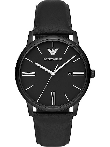 Emporio Armani Quarzuhr Emporio Armani Herren-Uhren Analog Quarz günstig online kaufen