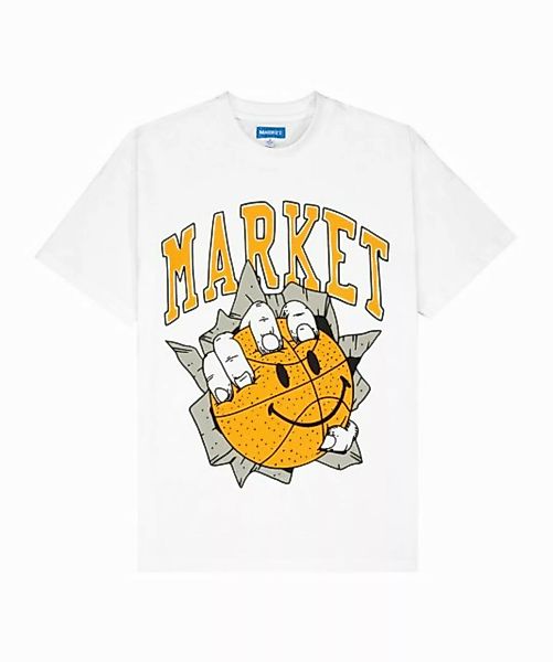 Market T-Shirt Market Smiley Breakthrough F1201 T-Shirt Weiß Baumwolle günstig online kaufen