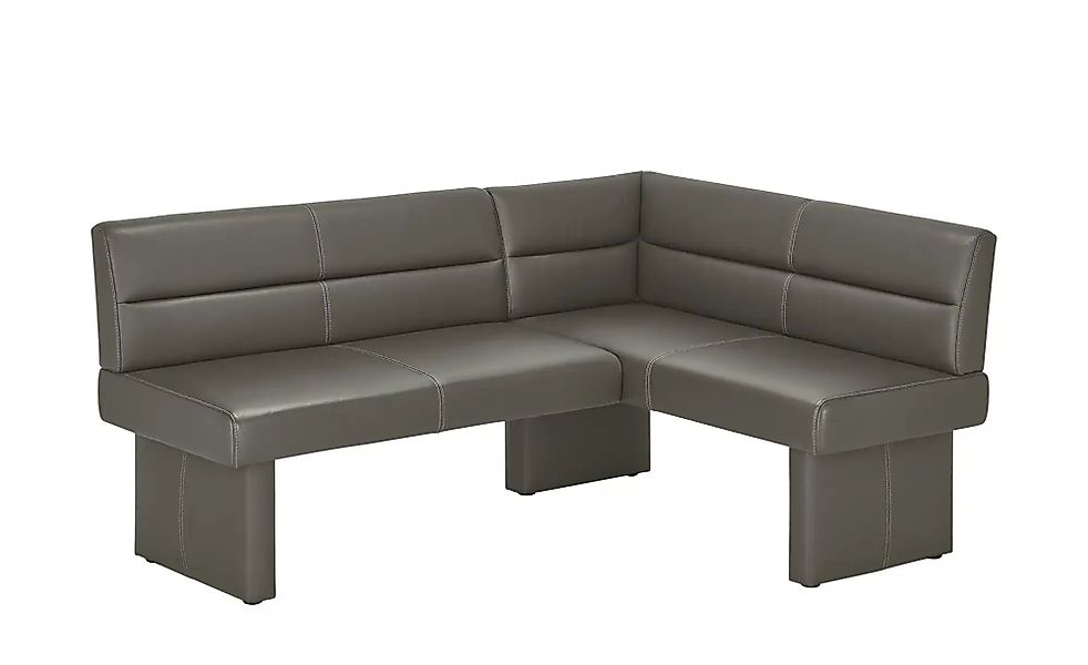 Eckbank Leder Canto II ¦ grau ¦ Maße (cm): H: 85 Bänke > Eckbänke - Höffner günstig online kaufen