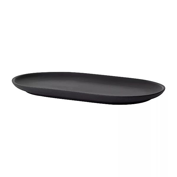 Sand Teller oval 12,5 x 20cm Black clay günstig online kaufen