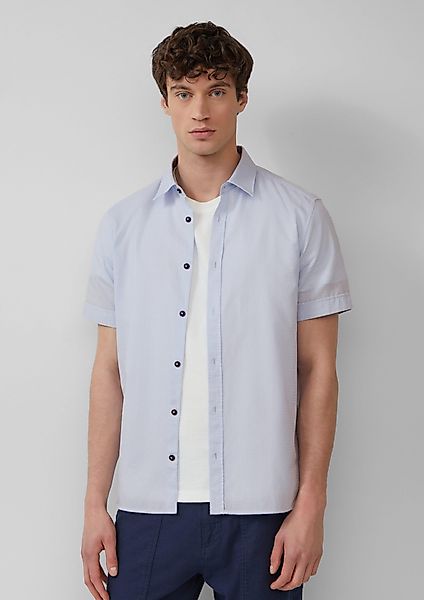 s.Oliver Kurzarmhemd Regular Fit: Strukturiertes Kurzarmhemd günstig online kaufen