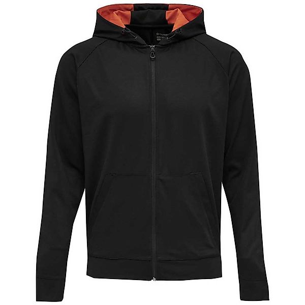 Hummel Action Sweatshirt Mit Durchgehendem Reißverschluss M Black / Fiesta günstig online kaufen