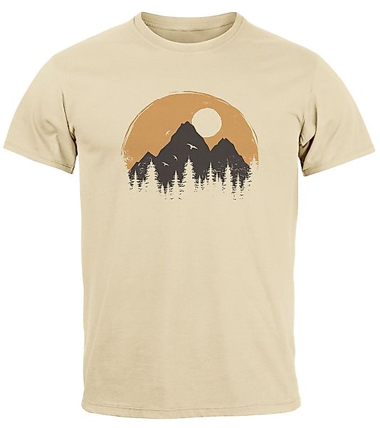 Neverless Print-Shirt Herren T-Shirt Outdoor Print günstig online kaufen