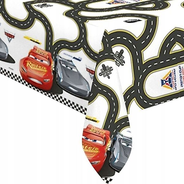 Festivalartikel Tischdecke Geburtstags-Tischdecke Cars Lightning McQueen günstig online kaufen