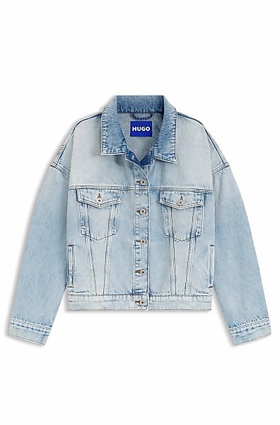 HUGO Blue Jeansjacke "Lou" Boxy, leicht oversized günstig online kaufen