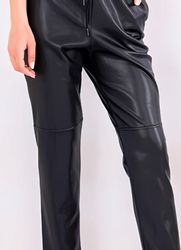 fashionshowcase Lederimitathose Damen Hose in Lederoptik günstig online kaufen