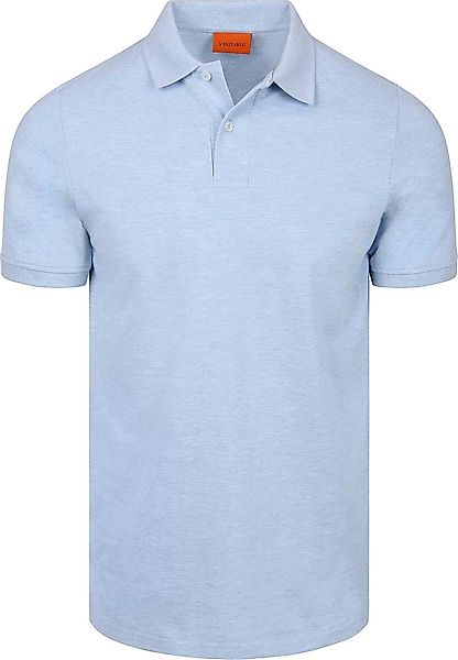 Suitable Poloshirt MEL Piqué Himmelblau - Größe M günstig online kaufen