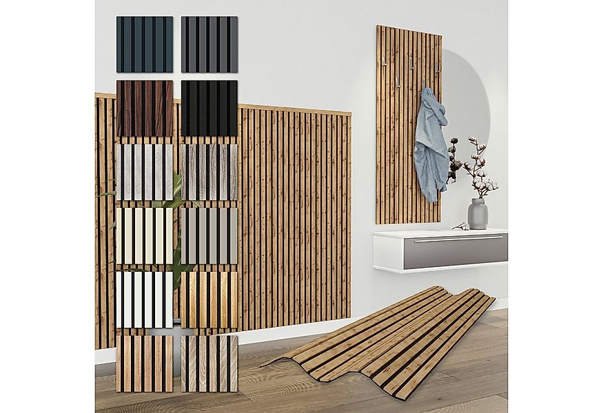 Hexim Wanddekoobjekt APH08 (Akustikpaneele 4 Stück 138,5x60cm Holz Comfort günstig online kaufen