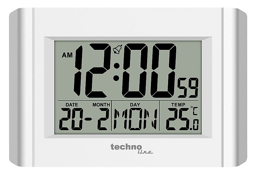 technoline Wanduhr WS 8002 (mit Temperaturanzeige) günstig online kaufen