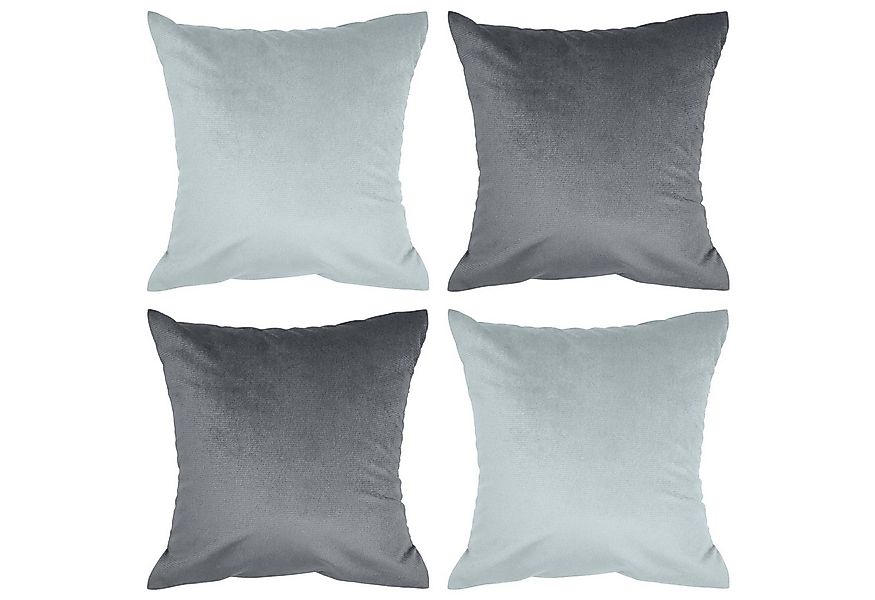 Amilian Kissenbezüge - 4er Set Kissenbezug - Zierkissenbezüge - Kissenhülle günstig online kaufen