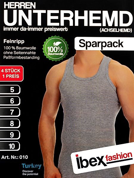 TEXEMP Unterhemd 4er Pack Herren Unterhemd günstig online kaufen