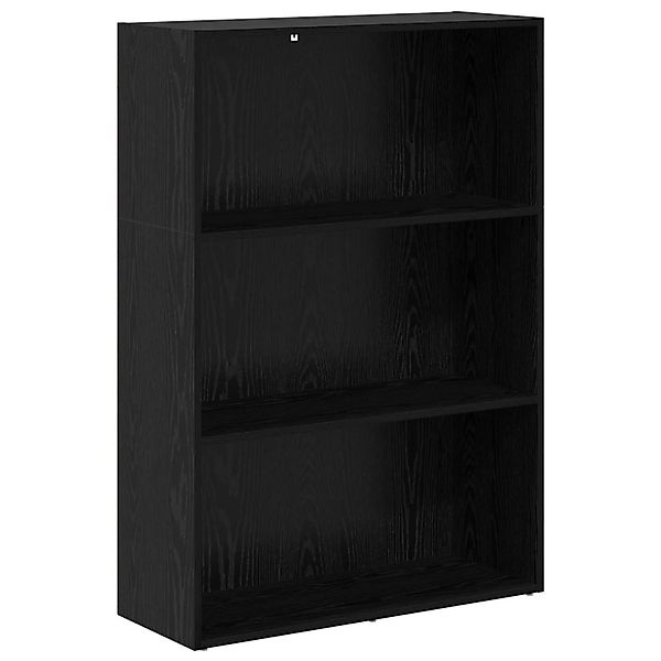 vidaXL Bücherregal Schwarz Eichen-Optik 60 x 30 x 76,5 cm 8003717 günstig online kaufen