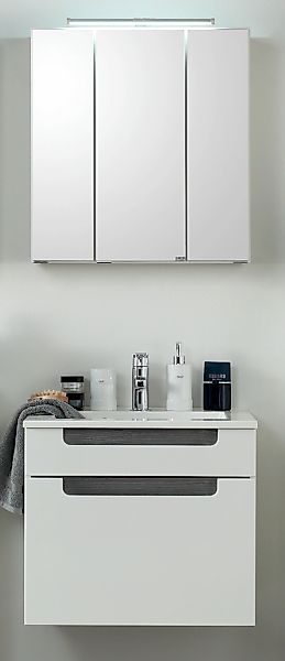 welltime Badmöbel-Set "Siena" 2 Stk. tlg. Spiegelschrank inklusive LED-Bele günstig online kaufen
