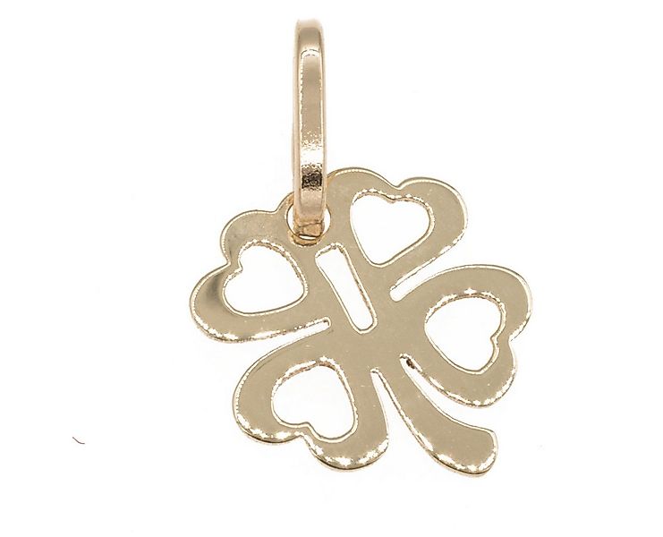 Bella Carina Kettenanhänger Kleeblatt aus 585 Gold 14 Karat 9 mm Breite, 58 günstig online kaufen