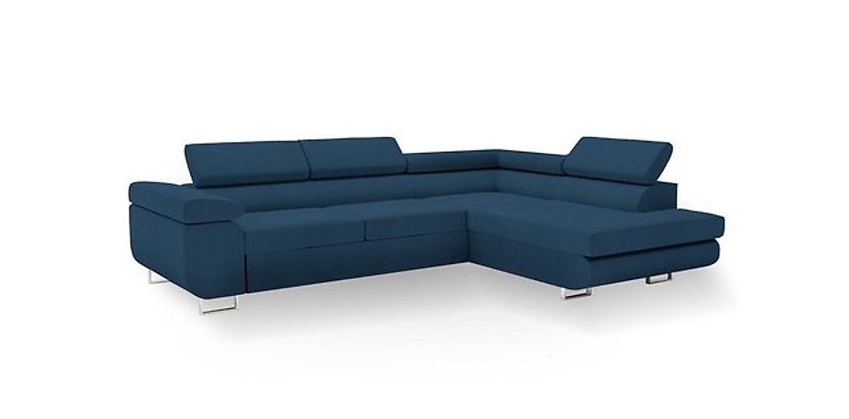 Goldstoff Ecksofa hochwertiges Sofa mit Schlaffunktion, Eckcouch mit prakti günstig online kaufen