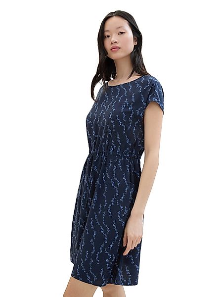 TOM TAILOR Denim Druckkleid im Midi-Look günstig online kaufen