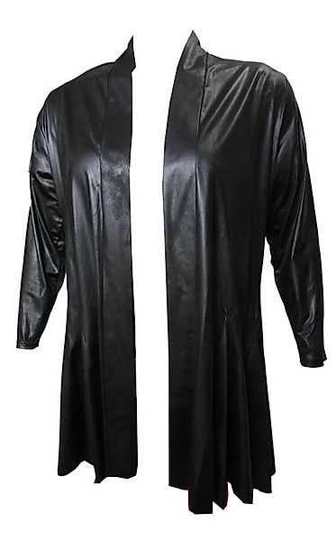 Einkaufszauber Bolerojacke Lange Jacke Lederoptik Schwarz A74 Lederoptik günstig online kaufen
