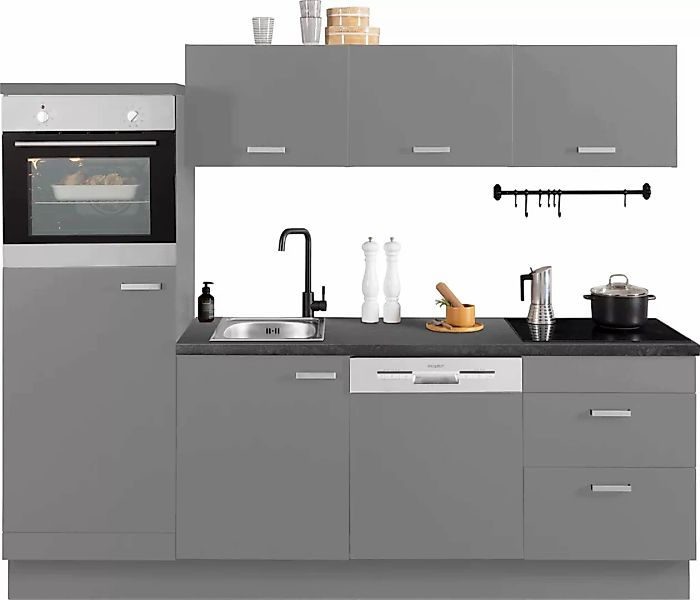 OPTIFIT Küchenzeile "Parma", mit E-Geräten, Breite 240 cm günstig online kaufen