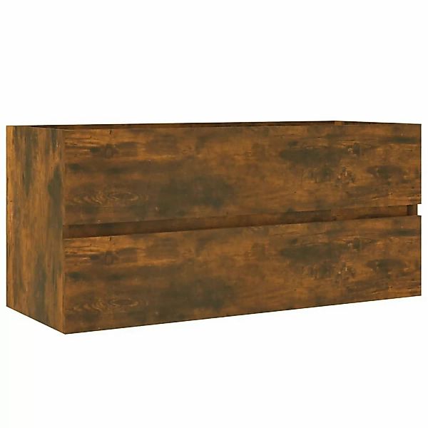 vidaXL Waschbeckenunterschrank Waschbeckenschrank Räuchereiche 100x38,5x45 günstig online kaufen